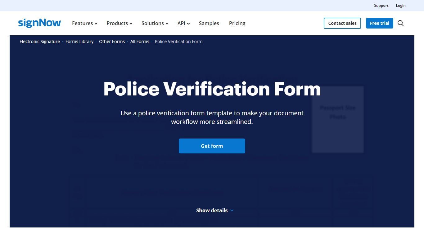 Police Verification Form - Fill Out and Sign Printable PDF Template ...