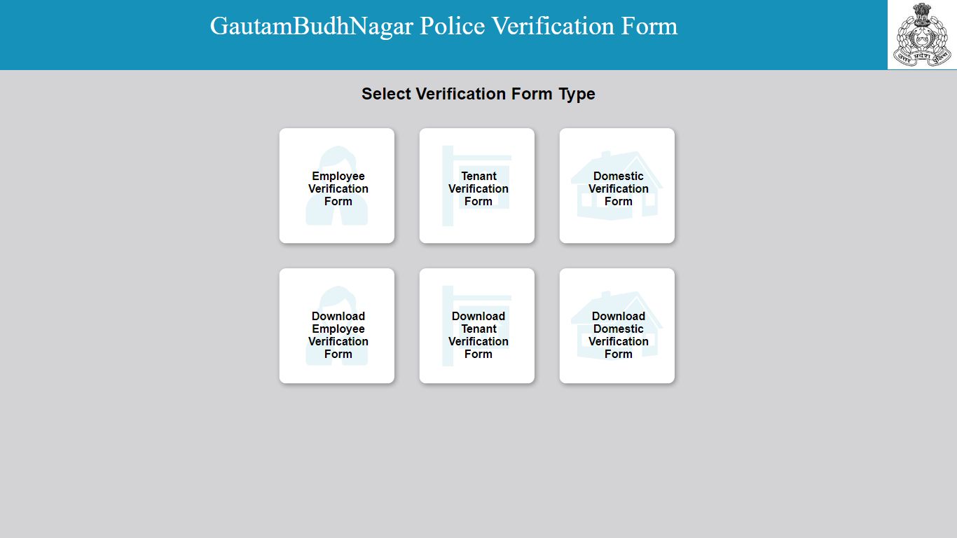 Verification Form - Noida Police
